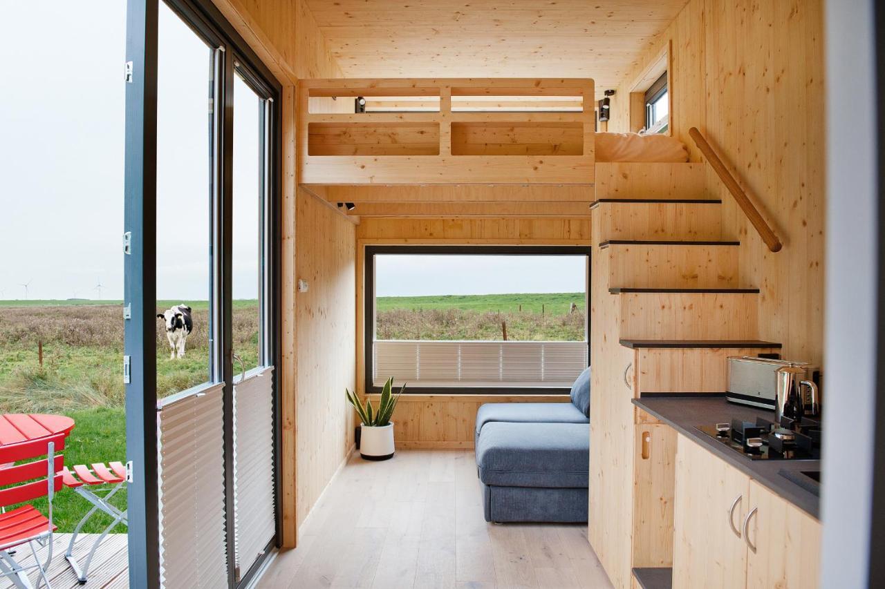 Tiny House Nature 9 Zur Kuhweide - Green Tiny Village Harlesiel 卡罗利嫩西尔 外观 照片