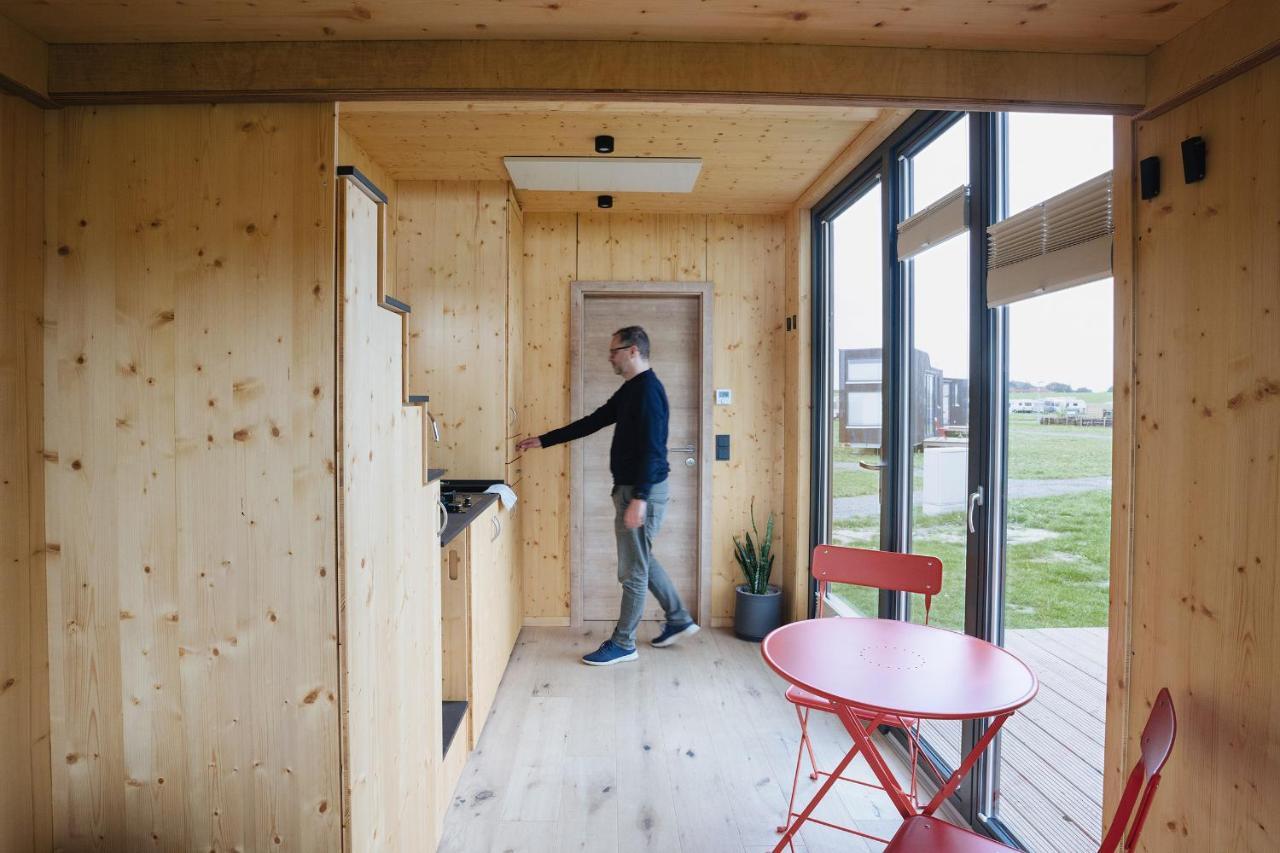 Tiny House Nature 9 Zur Kuhweide - Green Tiny Village Harlesiel 卡罗利嫩西尔 外观 照片