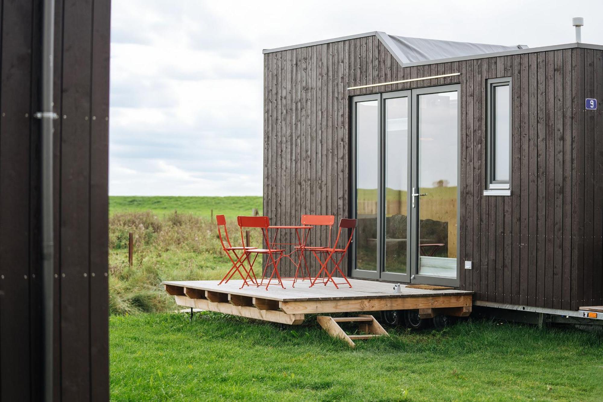 Tiny House Nature 9 Zur Kuhweide - Green Tiny Village Harlesiel 卡罗利嫩西尔 外观 照片