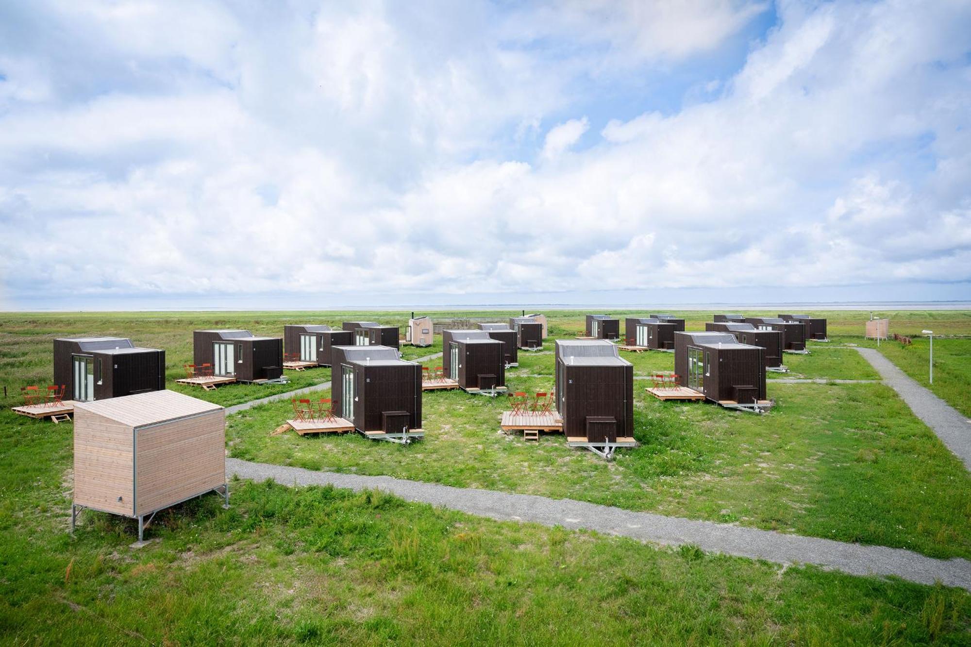 Tiny House Nature 9 Zur Kuhweide - Green Tiny Village Harlesiel 卡罗利嫩西尔 外观 照片