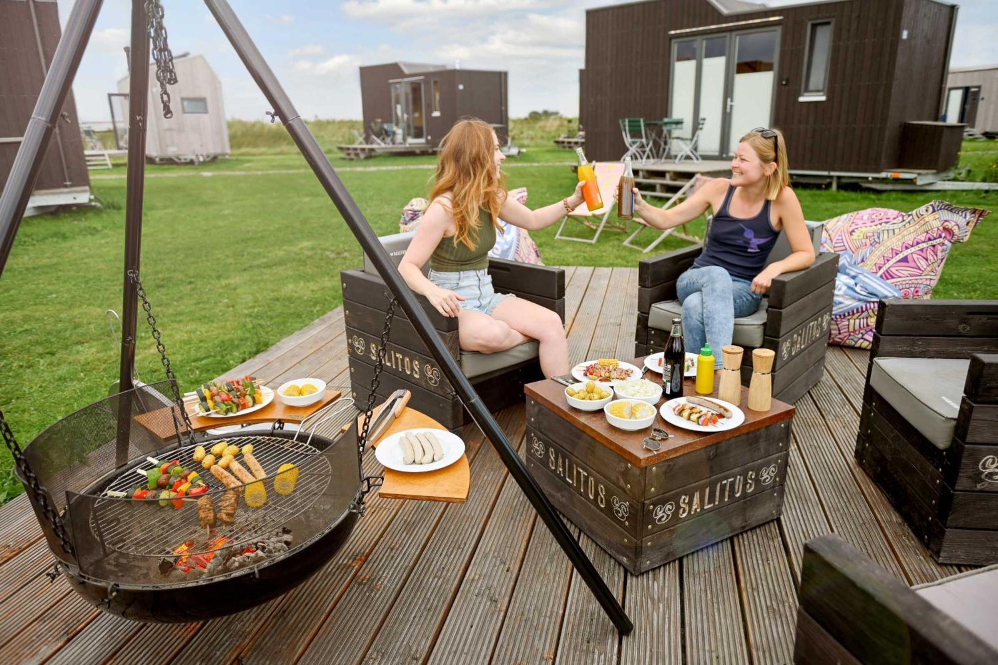 Tiny House Nature 9 Zur Kuhweide - Green Tiny Village Harlesiel 卡罗利嫩西尔 外观 照片